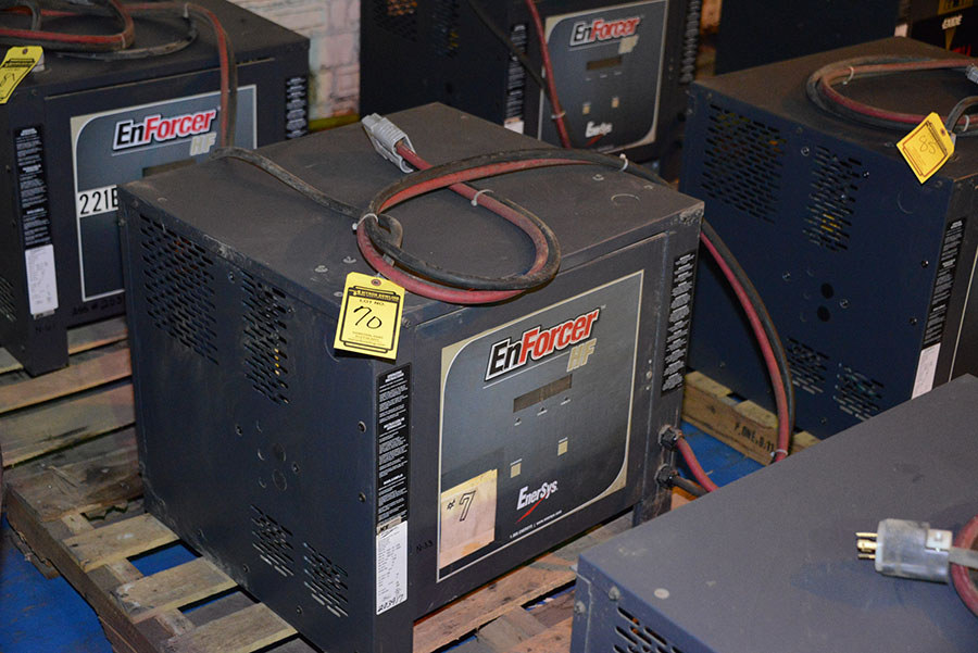 ENERSYS ENFORCER 36 VOLT CHARGER, MODEL EH3181200, S/N JD81517, 1200 AH