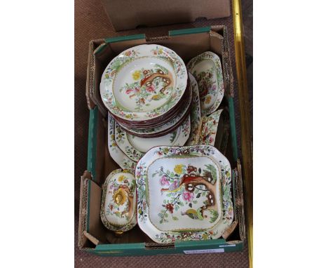 A large selection of Copeland Spode early 20th Century Asiatic pheasant dinner ware