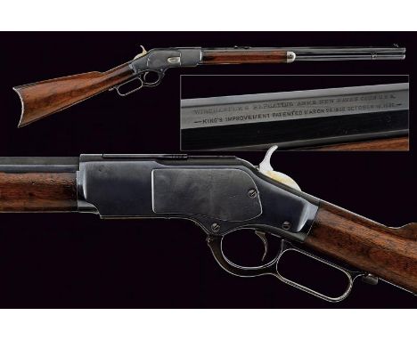 dating: 1875-1890 provenance: USA, Rifled, octagonal barrel, with fore-sight and rear sight with two, foldaway sight-leaves, 