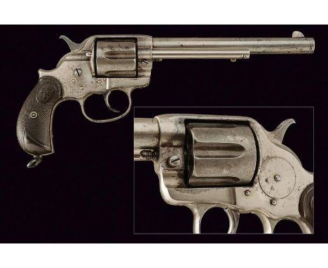 dating: 1881 provenance: USA, Round, rifled, cal. 44-40 barrel for 4-3/4', marked with Colt address on the back in one line a