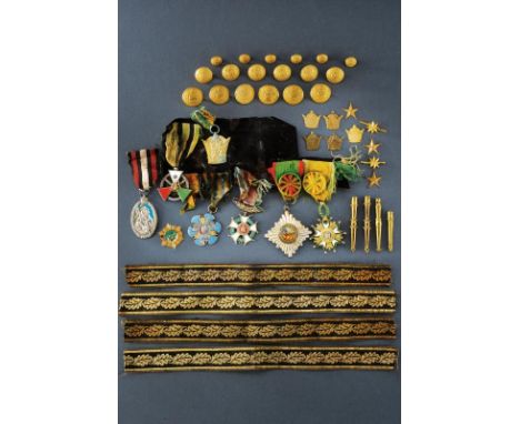 dating: third quarter of the 20th Century provenance: Persia, A lot of seven orders, all with original ribbons (some with dam