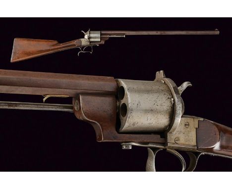 dating: 1870 provenance: Paris, Octagonal, rifled, 15mm cal. barrel, signed 'E. Lefaucheux B.te a Paris', fore-sight; big, sm