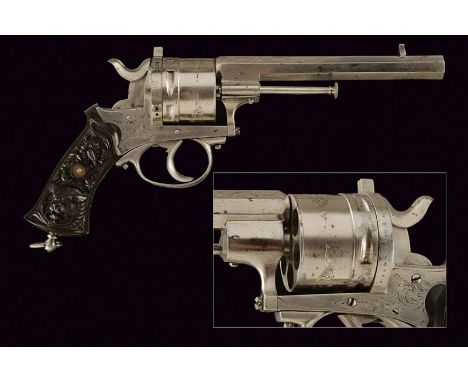 dating: about 1880 provenance: Belgium, Octagonal, rifled, 10 mm cal. barrel, engraved, stamped 'K' under a star, high fore-s