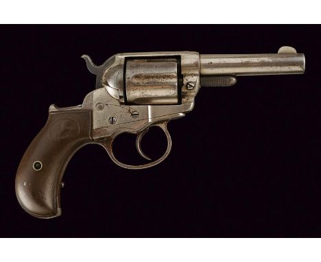 dating: 1879 provenance: London, Round, rifled, cal. 38 Colt barrel for 3-1/2', with fore-sight, remains of marking 'COLT D.A