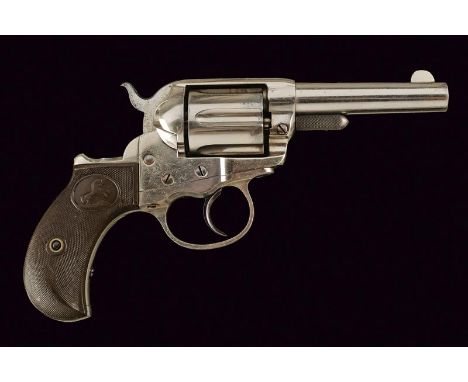 dating: 1884 provenance: USA, Round, rifled, cal. 38 Colt barrel for 3-1/2', with fore-sight, with company's address and pate
