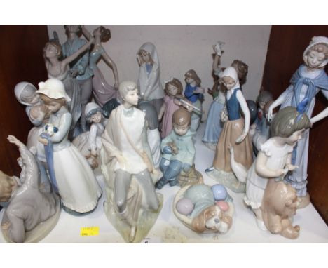 SECTION 6. A collection of 20 Nao porcelain figures