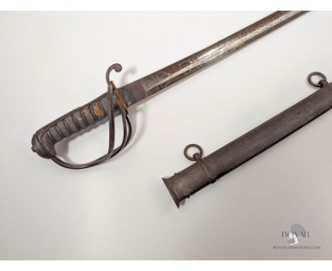 A VICTORIAN PRESENTATION 1821 PATTERN LIGHT CAVALRY OFFICER’S SWORD, 1ST WEST YORKSHIRE YEOMANRY CAVALRY. "Reeves, Greeves &a