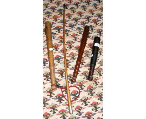 Swagger stick, Police truncheons