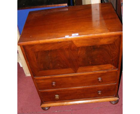 Mahogany converted commode