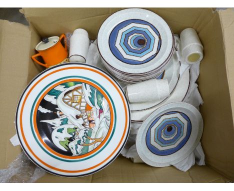 Assorted Poole Lagoon dessert plates, etc.&nbsp;**PLEASE NOTE THIS LOT IS NOT ELIGIBLE FOR POSTING AND PACKING**