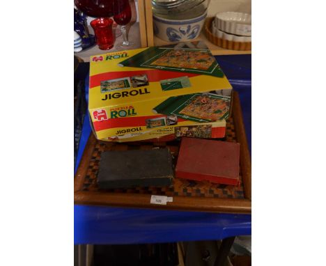 Quantity of mixed games to include a chess board, jigsaw puzzle and a jig roll mat