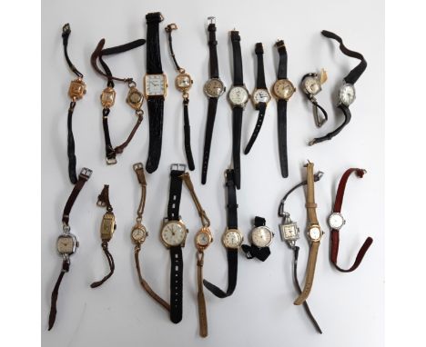 A collection of 21 wrist watches to include Montine, Binatime, Montra, Accurist, Ingersoll, Timex, Roamer etc 