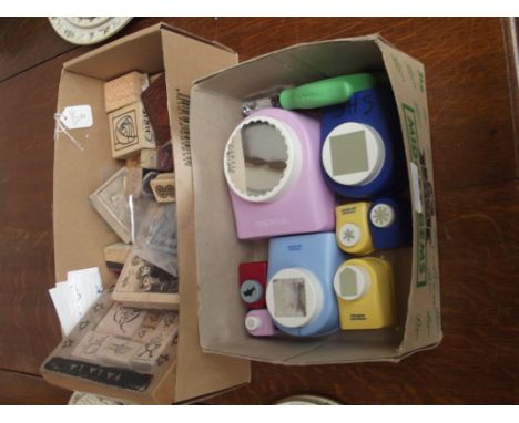 Craft tools, paper punches, rubber stamps etc 