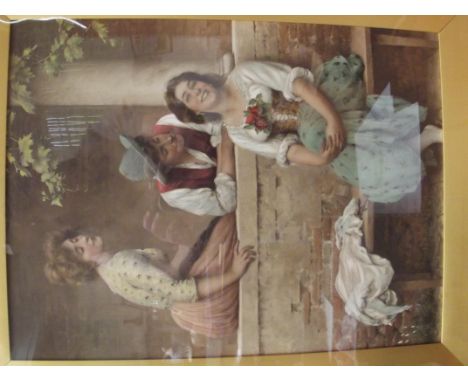 Early framed print