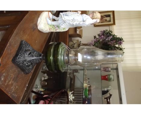 Victorian oil lamp