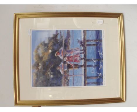Framed print, signed Judy Talacko 