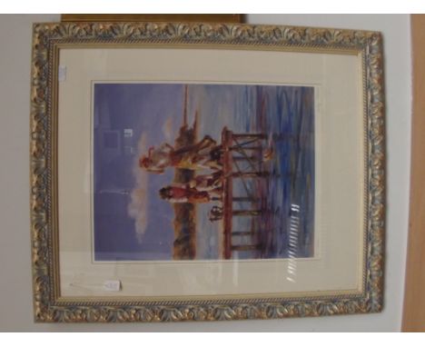 Framed print signed Judy Talacko