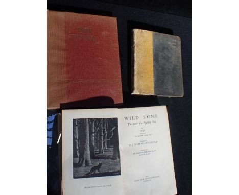 DENYS WATKINS-PITCHFORD 'BB' : 'DARK  ESTUARY'Hollis and Carter 1952, and 'Wild Lone', Eyre and Spottiswoode 1938, and H.M. K