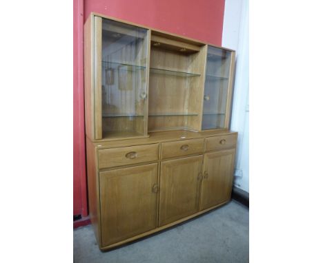 An Ercol Blonde ash wall unit 