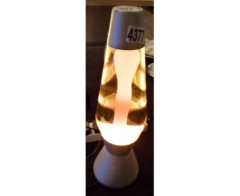 LAVA LAMP. Retro lava lamp working at lotting