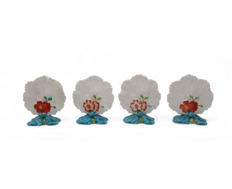Four Brownfield pottery menu holders Condition Report:Available upon request