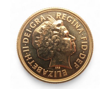 Elizabeth II (1952-2022) 1 Sovereign 2012 Obverse Fourth crowned portrait of HM Queen Elizabeth II right, wearing the Girls o