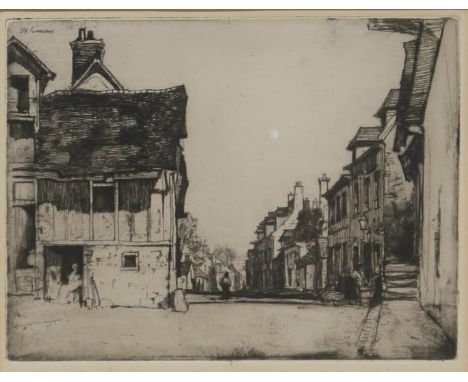 DAVID YOUNG CAMERON (SCOTTISH 1865-1945) &nbsp;A COLLECTION OF ETCHINGS&nbsp; &nbsp;Six D.Y. Cameron etchings, one D.Y. Camer