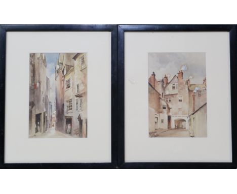 A COLLECTION OF ARTWORKS&nbsp;To include two watercolours by John Blair, a watercolour by J.W Grieg, an etching and a print m