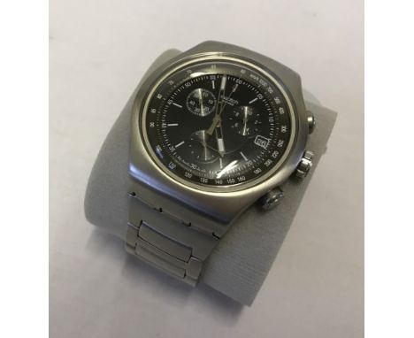 A 2006 Men's Swatch chronograph watch in original case.  