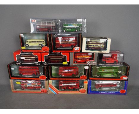 EFE, Corgi Original Omnibus - A collection of 15 boxed diecast model vehicles in 1:76 scale. Lot includes EFE #14404DL Leylan