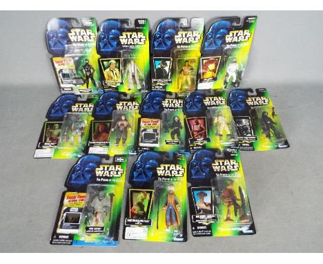 Kenner, Star Wars - A collection of 12 carded Star Wars The Power of the Force'  action figures from Kenner. Lot includes Bob