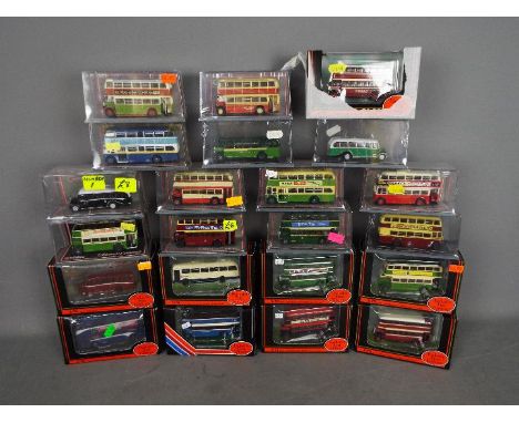 EFE - A group of 22 x boxed bus models in 1:76 scale including # 15627A Delaine AEC Routemaster, limited edition # 43918 Sout