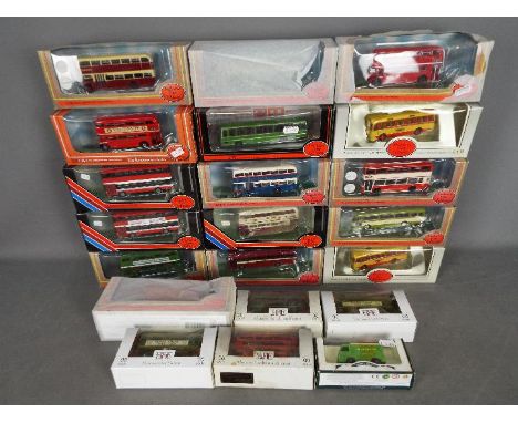 EFE - Days Gone - A group of 21 x bus models in 1:76 scale including # 25511 Kentish Bus AEC RML Routemaster, # 11902 Yellowa