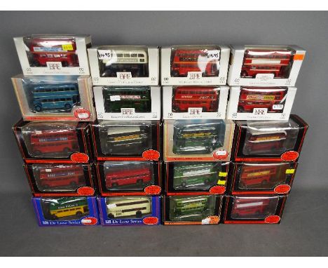 EFE - A host of 18 boxed diecast 1:76 scale model buses from EFE. Lot includes #19803DL Daimler CVG6 'Dundee' Limited Edition