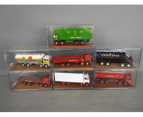 Corgi, Other - Seven mainly Corgi 1:50 scale Code 3 commercial vehicles. Lot includes an Albiob BP/Shell Tanker; Corgi AEC BR