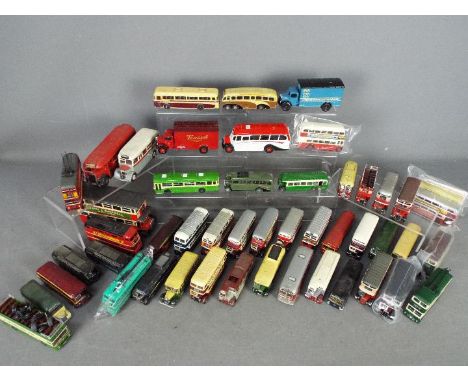 EFE - Anbrico - GLC Models - A collection of 48 x bus and truck models mostly in 1:76 scale,  all are for spares or restorati