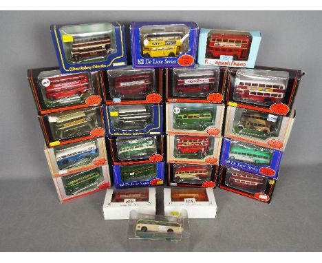 EFE - Gilbow - A group of 22 x boxed 1:76 scale bus models including # 99638 Crosville Leyland TD1, # 19702 Devon General AEC