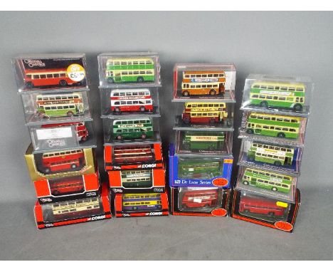 EFE - Corgi Original Omnibus - A fleet of 22 x bus models in 1:76 scale including # OM41911 Boroline Leyland PD3 Queen Mary, 