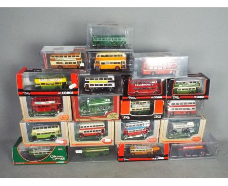 EFE, Corgi Original Omnibus - A collection of 20 boxed diecast 1:76 scale model buses. Lot includes Corgi OO Limited Edition 