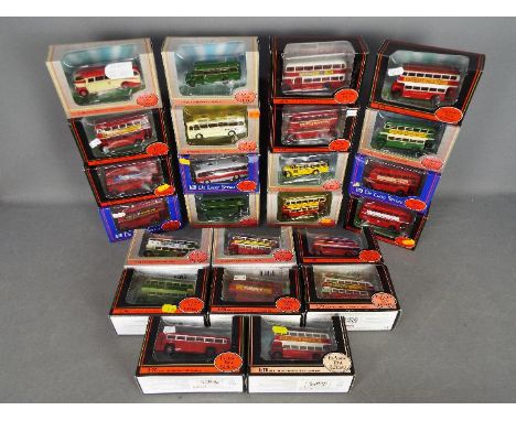 EFE - A collection of 24 x boxed bus models in 1:76 scale # 30511 Stevensons Guy GS Special, # 34104 Greenline AEC RT3, # 156