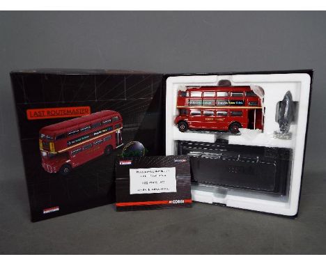 Corgi - A boxed limited edition 1:50 scale The Last Routemaster with lights and sounds. This one has a certificate to show it