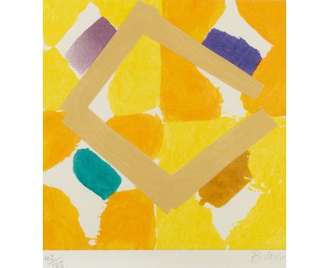 Sandra Blow (1925-2006)Allegro, 200542/125, signed and numbered in pencil (in the margin)screenprint with collage23 x 20cm.