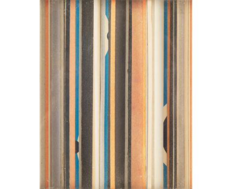 George Dannatt (1915-2009)Collage Construction No.2, 1977inscribed and dated (to label reverse)mixed media with collage19 x 1
