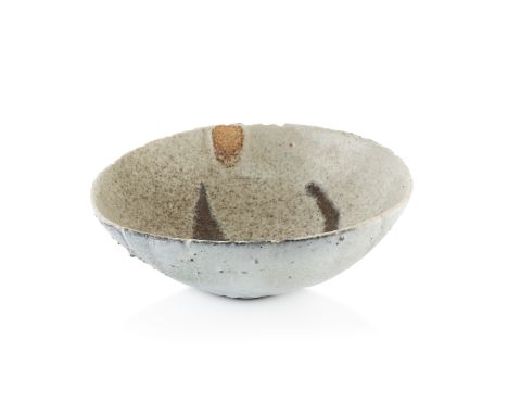 Catherine Yarrow (Surrealist School, 1904-1990) Bowlwith textured glaze and stylised decoration to the interior of the bowlun