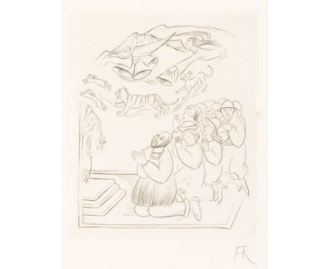 Frances Richards (1903-1985)The Acts of the Apostles, Praying to the Animals, 1929signed with initials in pencil (lower right