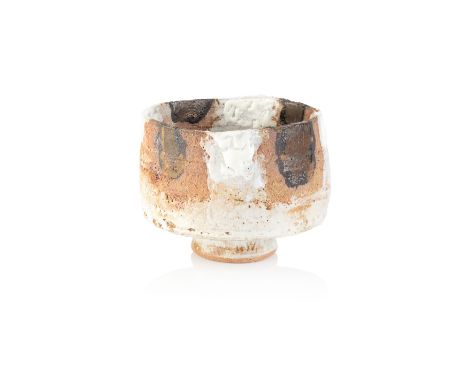 Robin Welch (1936-2019)Footed bowlstonewareimpressed potter's seal9cm high, 11cm diameter.  Condition appears good with no si