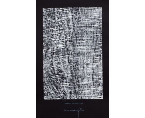 Richard Long (b.1945)A Cornish Slate Drawing, 200211/200, signed and numbered in pencil (lower)screenprint printed by Advance