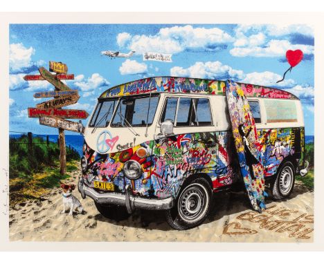 Mr Brainwash (b.1966)Let the Good Times Roll36/80, signed and numbered in pencilscreenprint57 x 75cm.  Screenprint, mount and