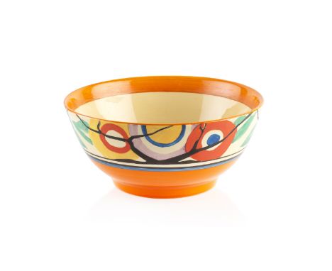 Clarice Cliff (1899-1972) BowlCircle tree (RAF tree), Fantasque rangemarked to the base18.5cm diameter x 8cm high.  Surface s