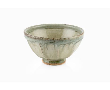 Richard Batterham (1936-2021) Bowlstoneware, with cut sides, pale ash glaze to the interior and exteriorunmarked8.5cm high x 